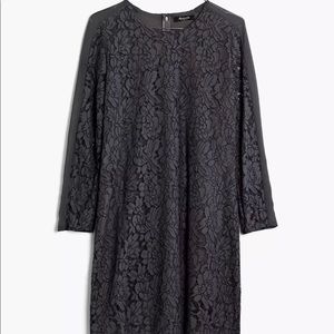 Madewell Lace Long-Sleeve Shift Dress, Size 4, Excellent Condition